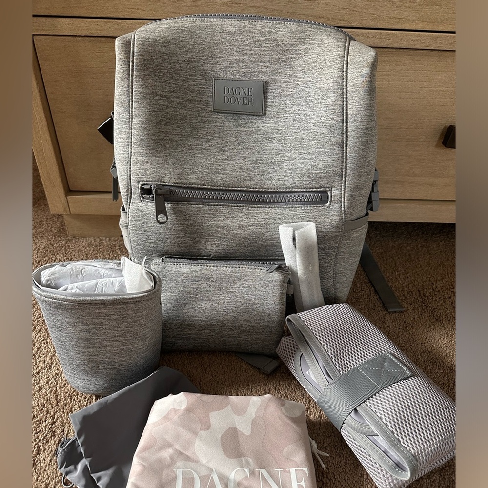 Dagne Dover Heather Diaper Bag - Used only a few times - accessories never used